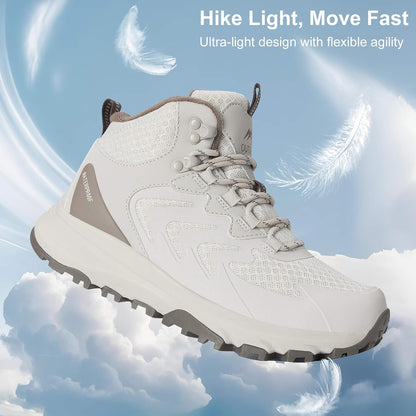 Women’s Waterproof Hiking Boots Lightweight Comfortable Trail Walking Outdoor Boots