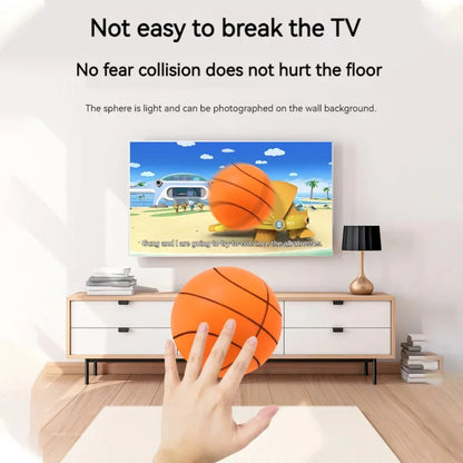 Foam Basketball – Silent Mute Ball for Kids Indoor Play, Safe Soft Squeezable Toy